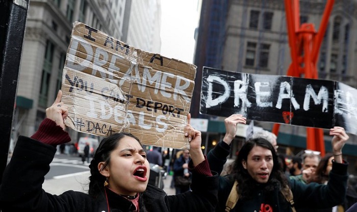 In March, a Brooklyn Federal District Court judge allowed a coalition of immigration lawyers and a group of Democratic state attorneys general to challenge the repeal of the DACA program. 