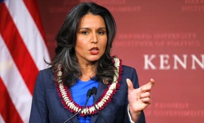 Gabbard supported Bernie Sanders during the 2016 Democratic primary.