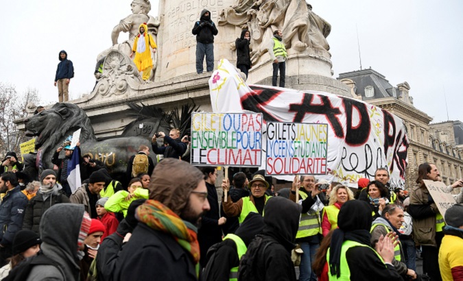 The movement that began in France mid-November has expanded beyond the nation's borders.