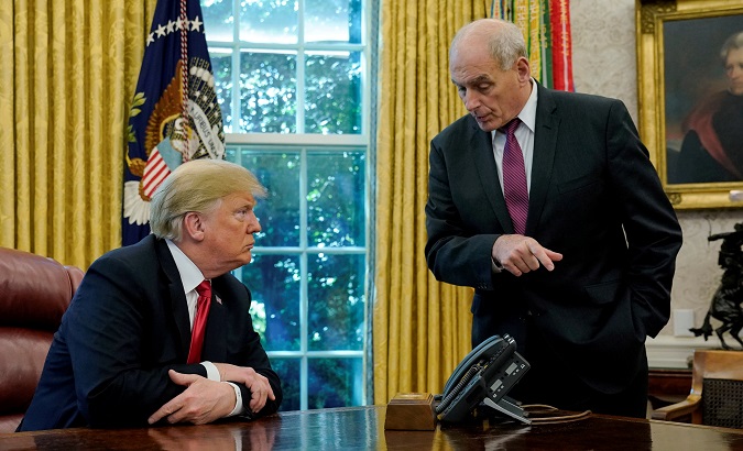 Trump Announces Chief of Staff Kelly Will Leave End of The Year.