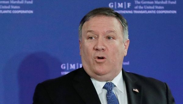 Mike Pompeo reacts harshly to Ruso-Venezuelan military cooperation.