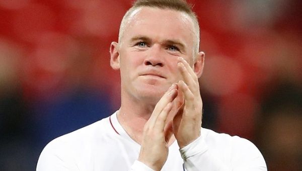 Wayne Rooney bids farewell to the England National Team, in their exhibition game against the U.S.A. Nov.15, 2018. Reuters