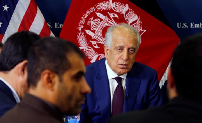 Afghan government absent from US-Taliban meeting in UAE.
