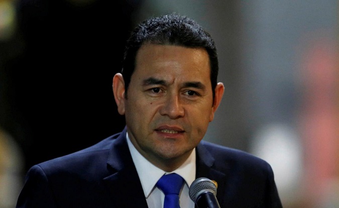 Guatemalan President Jimmy Morales.