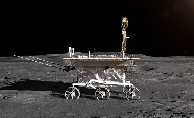 The Chinese Chang'e-4 lunar probe landed on the dark side of the Moon.