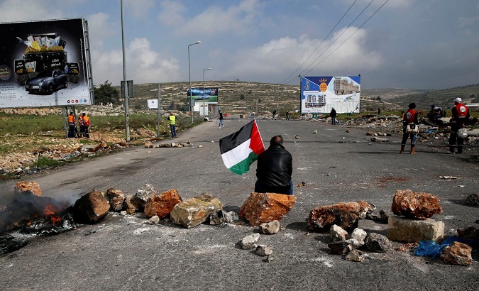 Israel opens apartheid road that will separate Palestinians and Jewish illegal settlers.