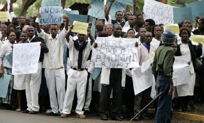 Zimbabwean doctors went on strike for 40 days calling for better pay and improved conditions in public hospitals.