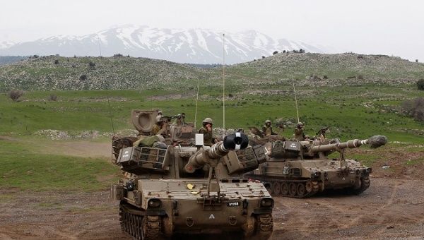 Syria stopped an Israeli attack in Golan Heights. 