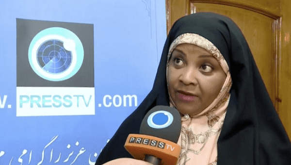 Iranians demand freedom of TV anchor Marzieh Hashemi who was arrested by the FBI in the U.S. 