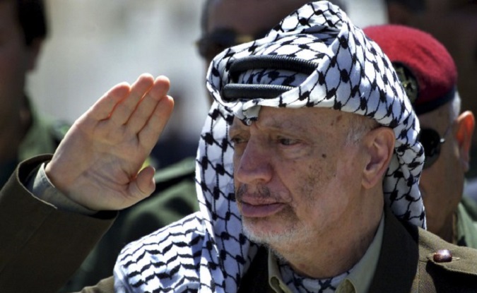 Palestinian leader Yasser Arafat