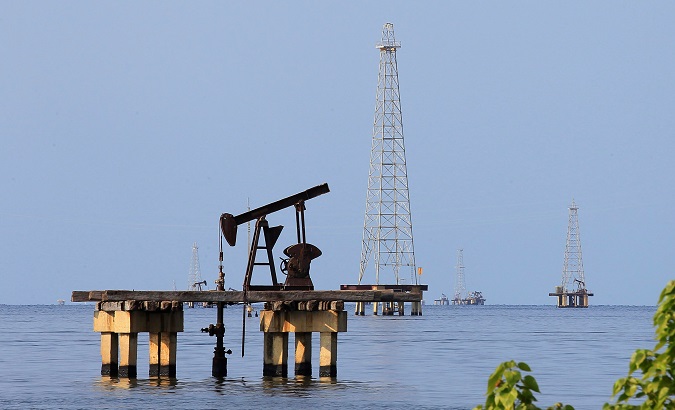 Oil facilities on Lake Maracaibo in Cabimas, Venezuela, Jan. 29, 2019.