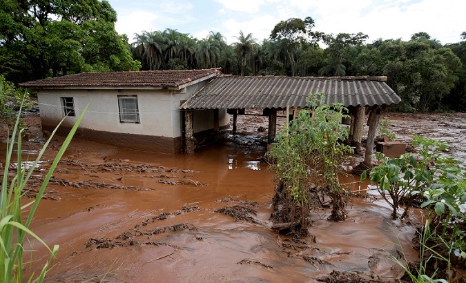 The water coming out after a dam collapsed in Brazil contained toxic material which the U.N. seeks an inquiry into.