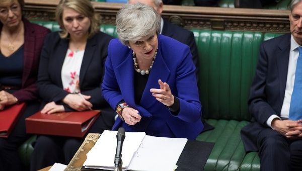 If May cannot get a deal agreed, the default option would be to exit the EU abruptly with no deal at all, which businesses say would cause chaos and disrupt supply chains for basic goods.