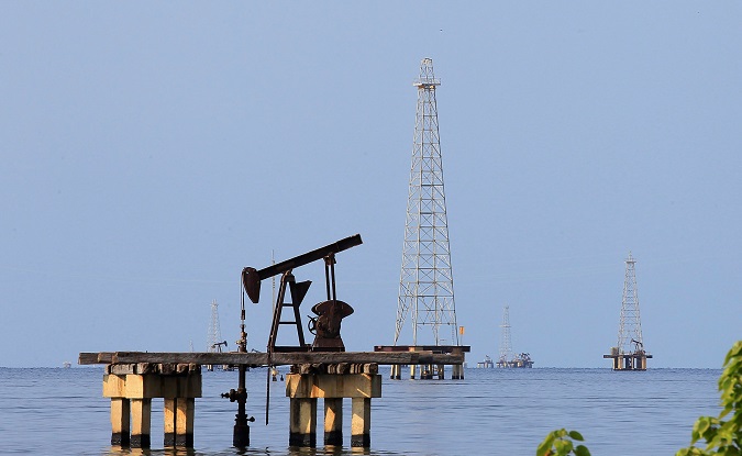 Oil facilities are seen on Lake Maracaibo in Cabimas, Venezuela January 29, 2019.