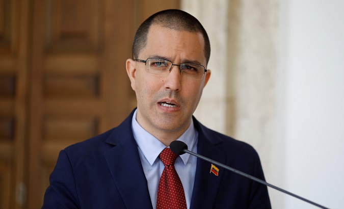 Venezuelan Foreign Minister Jorge Arreaza accused the U.S. of attempting a coup against the country.