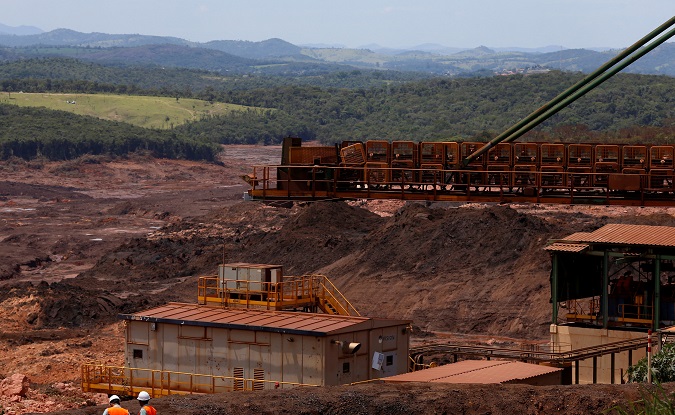 A view of the Brazilian mining company Vale SA collapsed, in Brumadinho, Brazil February 1, 2019.