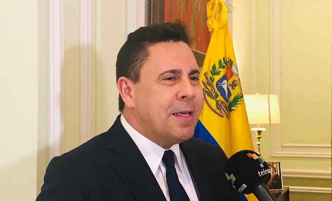 Venezuelan Ambassador at the OAS, rejected U.S. intervention on the South American country.