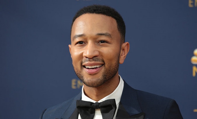 The U.S. singer and activist John legend spoke up for Palestinian's human rights.