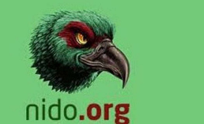 Image of the website logo of nido.org, an illicit website that has since been shut down.
