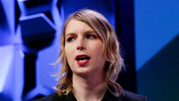 Chelsea Manning speaks at the South by Southwest festival in Austin, Texas, U.S.