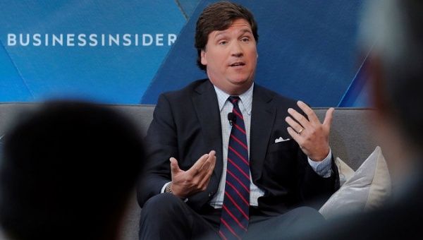 Fox personality Tucker Carlson speaks at the 2017 Business Insider Ignition.