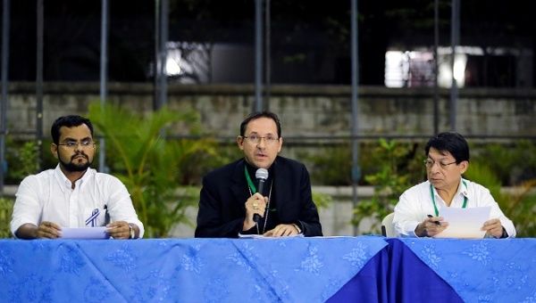 News conference in Managua, Nicaragua March 5, 2019.