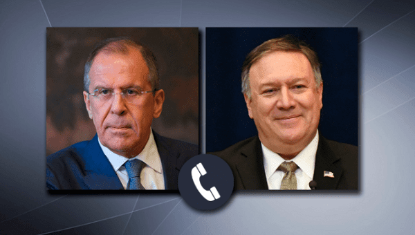 Russian Foreign Minister Sergio Lavrov tells U.S. Secretary of State Mike Pompeo the U.S. is violating UN charters by trying to take down Nicolas Maduro.