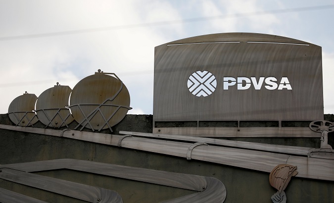 Venezuela's state oil company PDVSA in Caracas