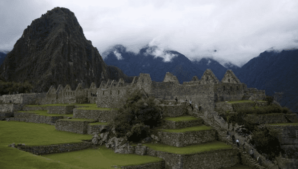 Visitors at the Inca citadel of Machu Picchu in Cusco, Peru, August 12, 201