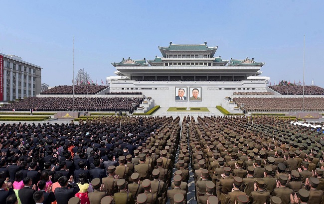 North Korea Holds Mass Rally to Celebrate Leader’s Re-Election