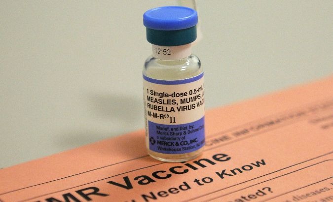 Measles can be prevented through a two-dose vaccine.