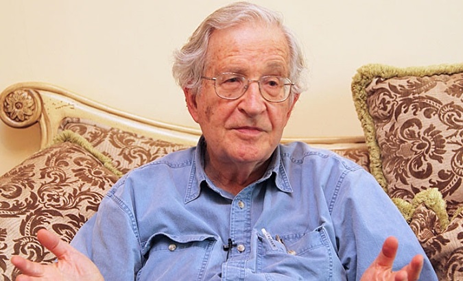 U.S. intellectual Noam Chomsky is a strong critic of the Trump administration.