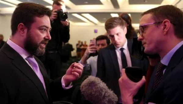 Carl Benjamin (left) the UKIP leader said in a video that feminists are responsible for misogyny and murders. 