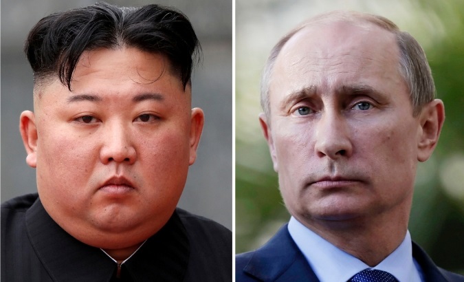Russian President Vladimir Putin and North Korean leader Kim Jong Un will meet for the first time on Thursday.