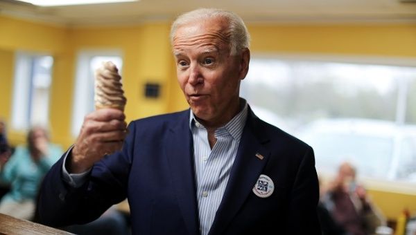 2020 Democratic presidential candidate U.S. former Vice President Biden