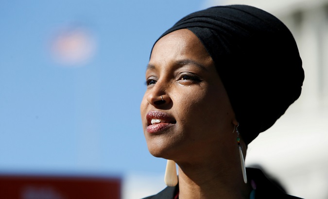 Ilhan Omar proposed amending a bill to stop Trump from funding anti-Green energy projects.