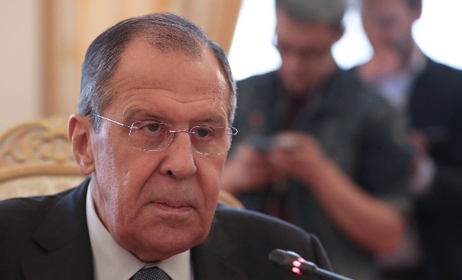 Russia's Foreign Minister Sergei Lavrov attends a meeting in Moscow, Russia April 24, 2019.