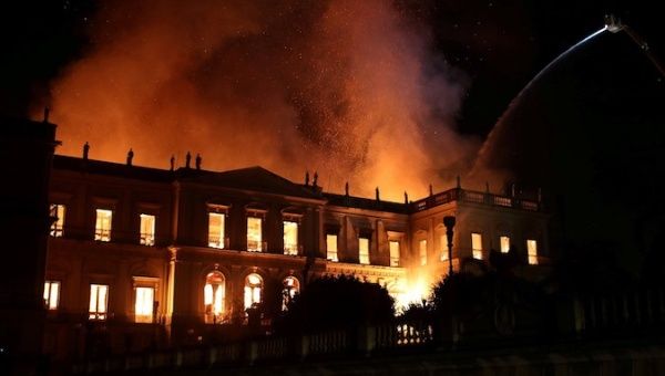 A fire broke out last September at the 200-year-old National Museum of Brazil, deepening the mueum's financial fragility