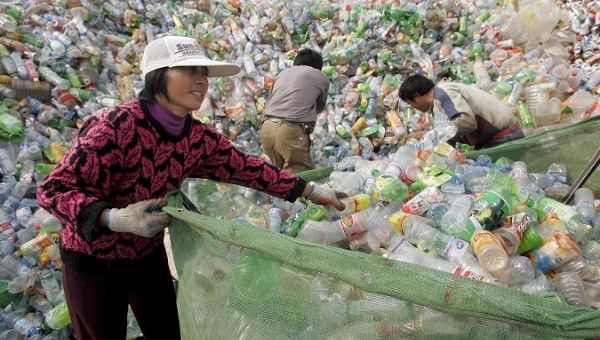 The oceans are filled with at least eight million tonnes of plastic — of which one third of the global production is non-recyclable.