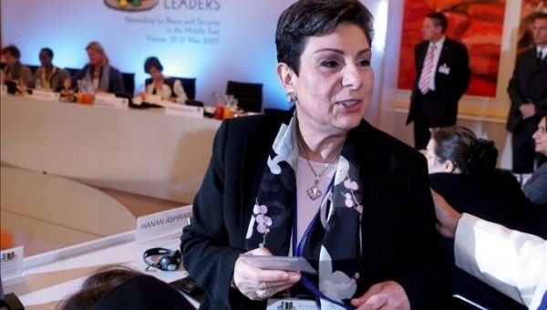 Ashrawi is a member of the Palestinian Liberation Organization's Executive Committee and took part in interim peace talks with Israel dating back to the 1960s.