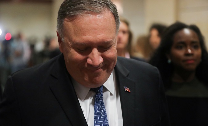Pompeo announces the Trump administrations intent to bypass Congress and sell weapons to Arab allies.