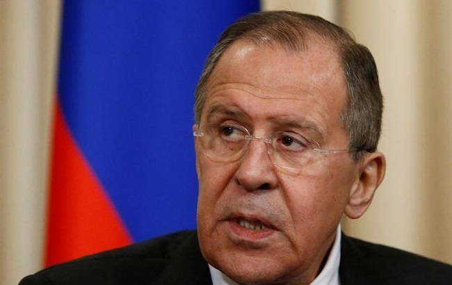 Russia's Lavrov says ready to cooperate with U.S. on Syria during a press conference in Moscow.