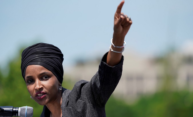 Ilhan Omar attacked by Right-wing for criticizing Trump's Merit-based immigration plan.