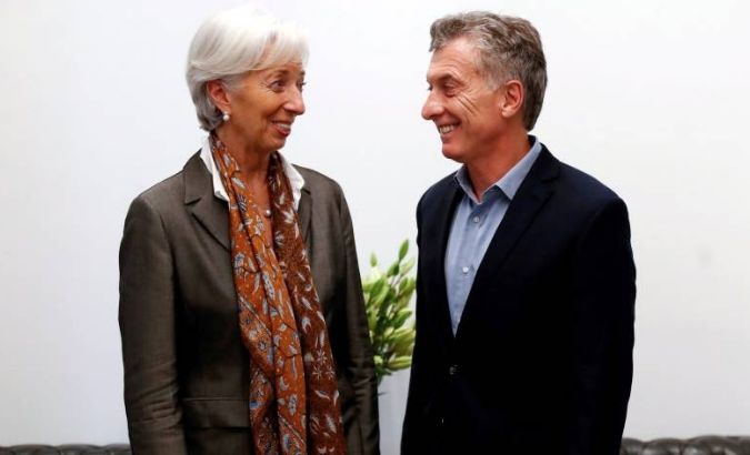 Christine Lagarde, managing director of the IMF, and Mauricio Macri, Argentine president, met on March 16 in Buenos Aires.
