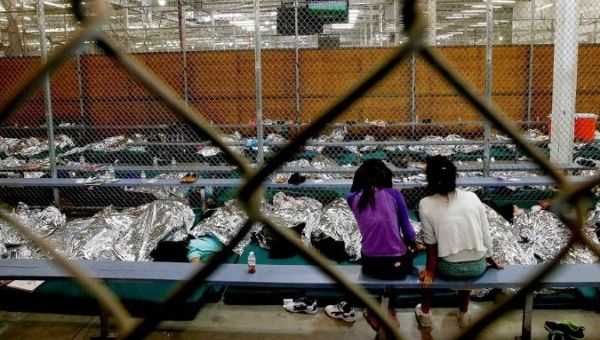 Tens of thousands of Central Americans fleeing violence in their home countries overwhelmed U.S. immigration facilities like this one in Nogales, Arizona.