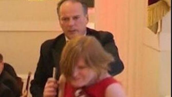 Minister Mark Field explained his violent behavior saying he believed the woman was armed.