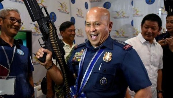 Ronald Dela Rosa served as the Philippines Chief of Police until June 30 when he assumed office as Senator.