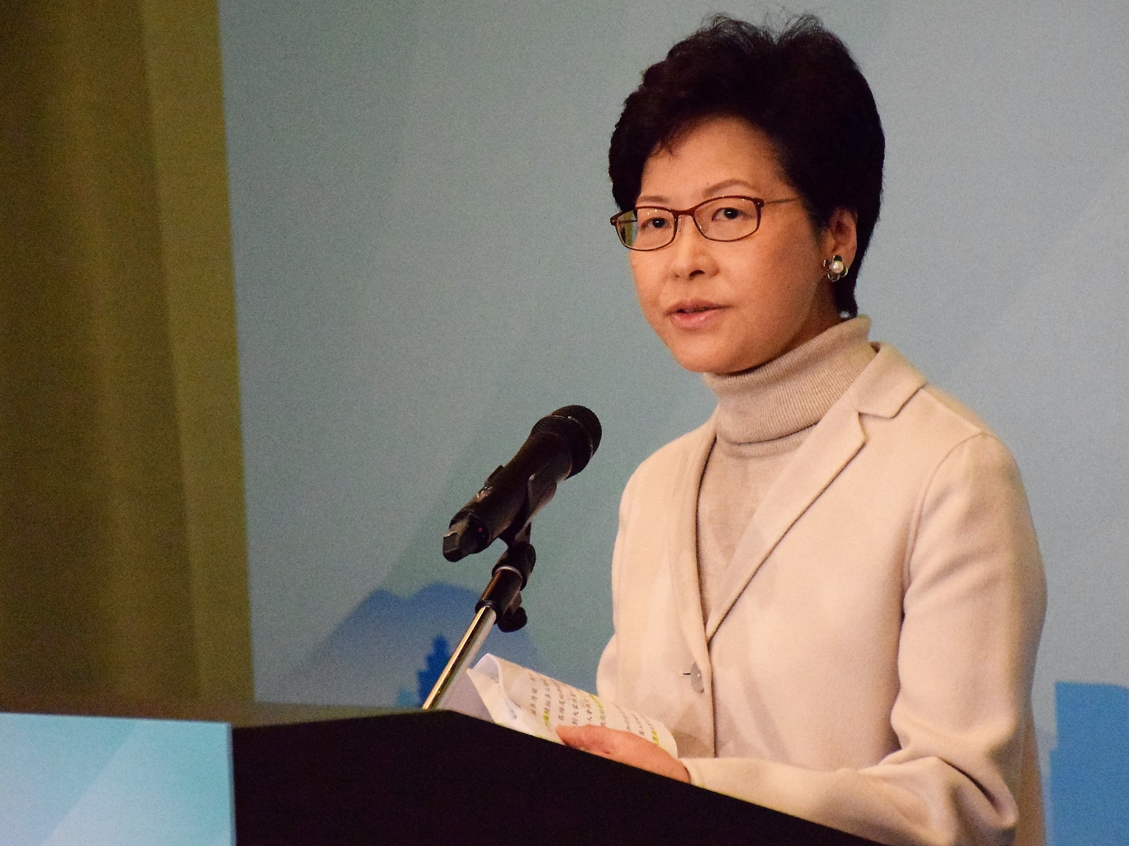 Hong Kong leader Carrie Lam