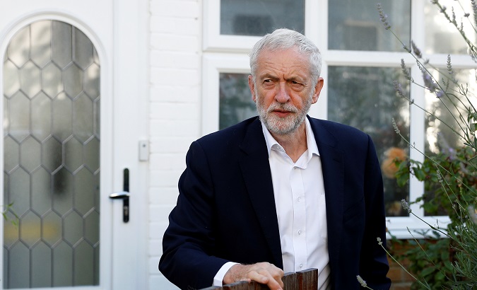 Labour Party leader Jeremy Corbyn leaves his home in London, Britain July 3, 2019.