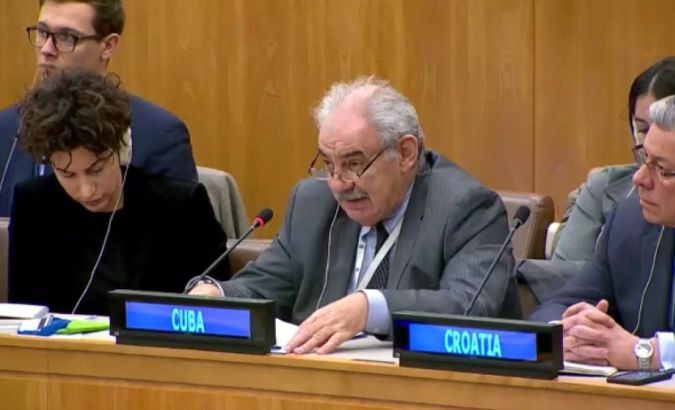 Cuban ambassador to the U.N., Humberto Rivero, denounced double standards and politically motivated fight against terrorism, drugs, and trafficking in humans.